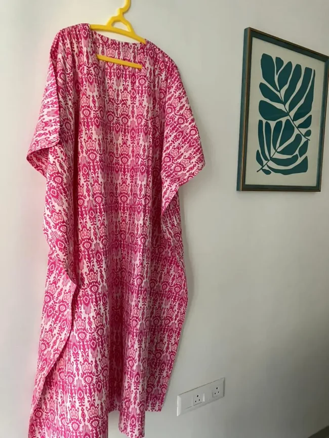 Free Size Cotton Kaftans - Full Length