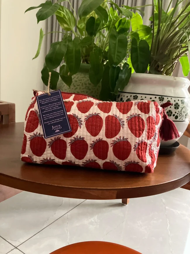 Kids' Travel Pouches - Strawberry - Image 3