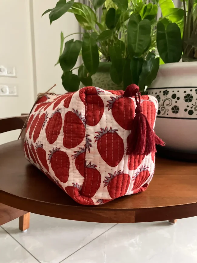 Kids' Travel Pouches - Strawberry - Image 2
