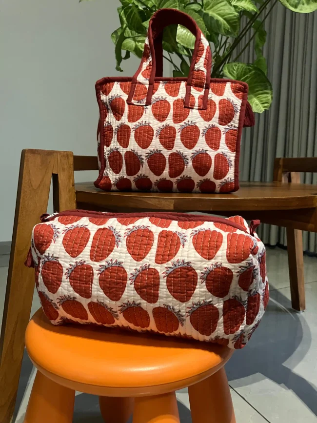 Kids' Travel Pouches - Strawberry - Image 5