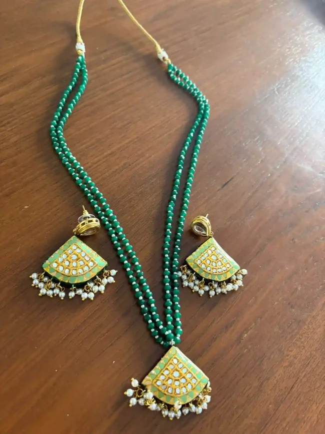 Handmade Meenakari Necklace Set