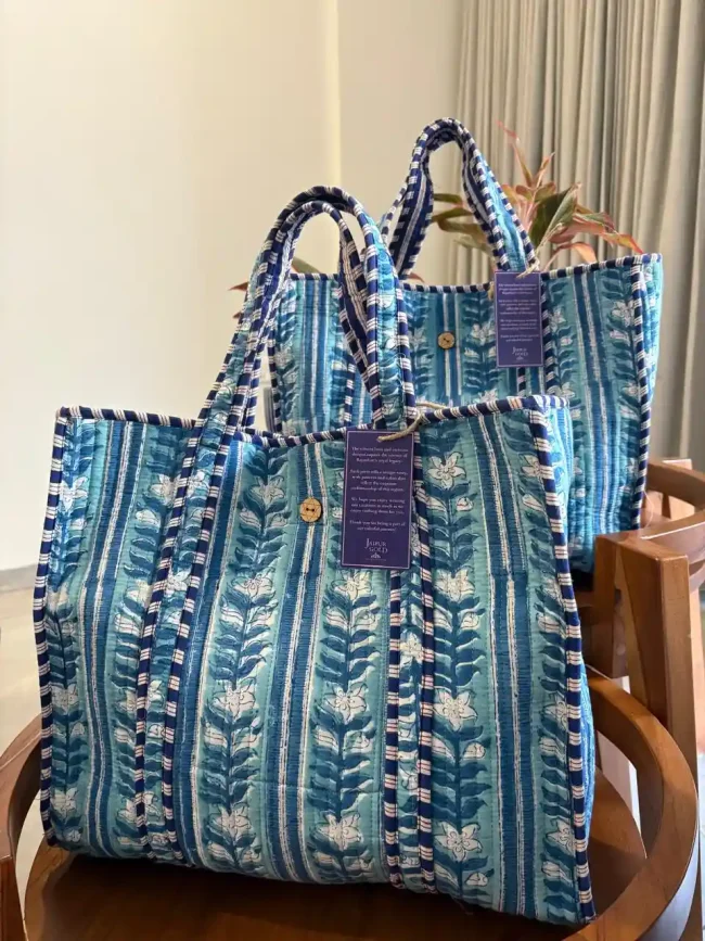Tote Bags with Button Closure