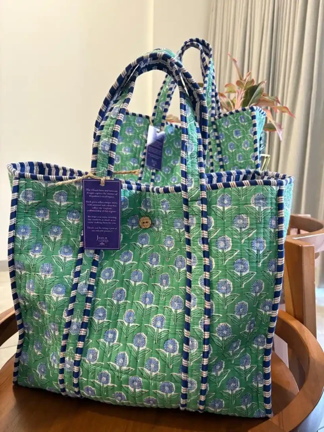 Tote Bags with Button Closure