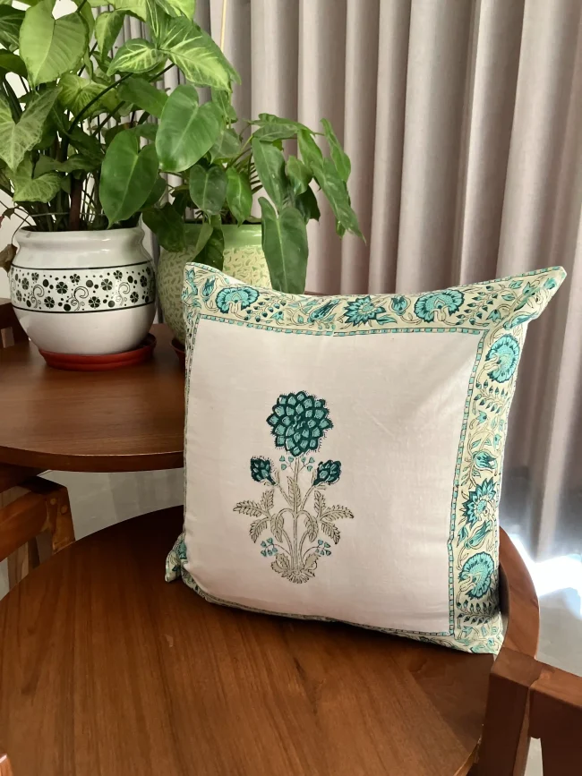 Handblocked Cushion Covers