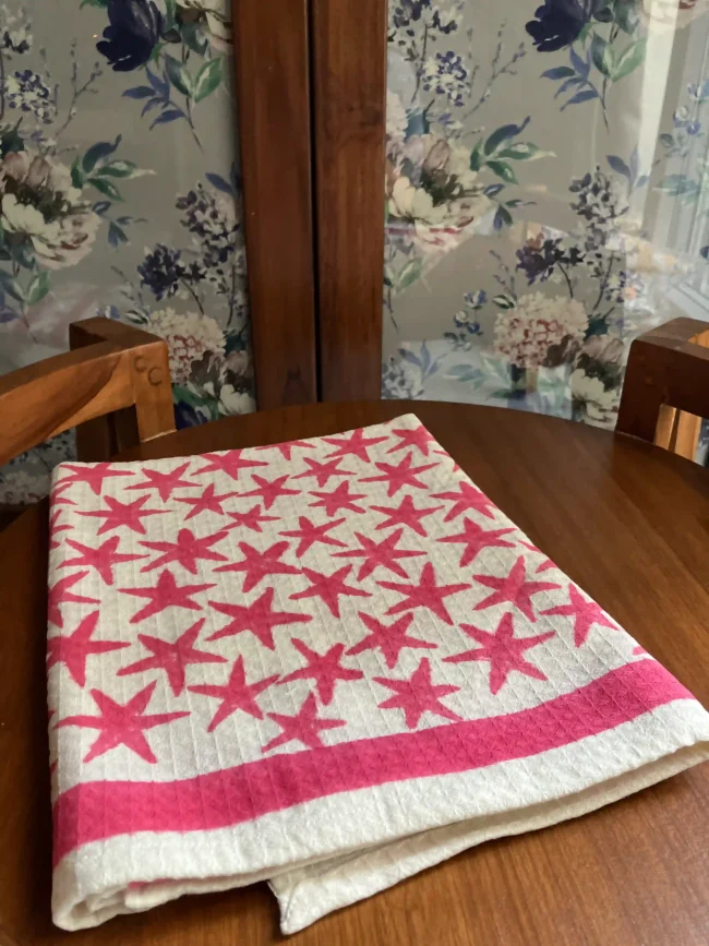 Kids Print Cotton Towels - Handblocked