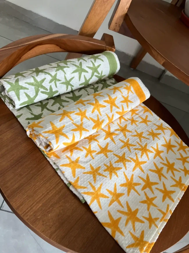 Kids Print Cotton Towels - Handblocked - Image 4