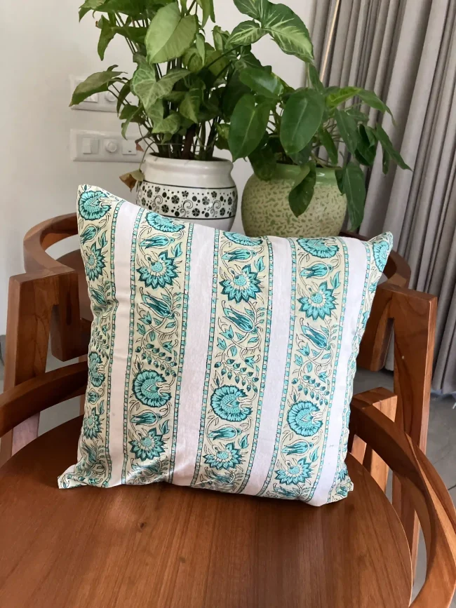 Handblocked Cushion Covers