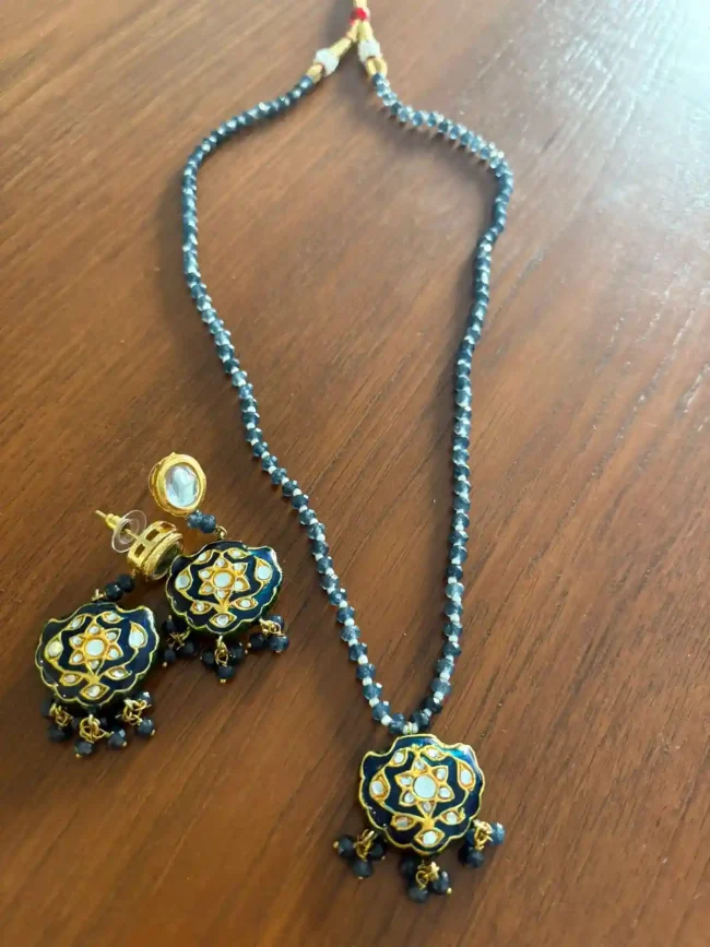Handmade Meenakari Necklace Set