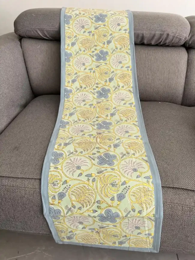 Handblocked Table Runners
